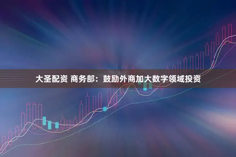大圣配资 商务部：鼓励外商加大数字领域投资