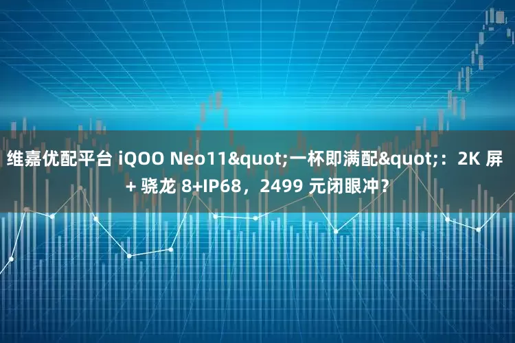 维嘉优配平台 iQOO Neo11"一杯即满配"：2K 屏 + 骁龙 8+IP68，2499 元闭眼冲？
